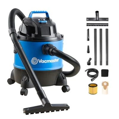 Abbildung von Vacmaster VQ1220PFC Nass Trockensauger Waschsauger Mehrzwecksauger Industriestaubsauger,für Haus, Garage, Auto inkl. Patronenfilter, Vliesfilterbeutel 1250W