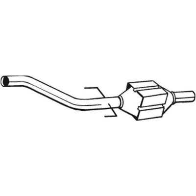 Abbildung von BOSAL 099 414 Katalysator Euro 3 mit Anbauteilen