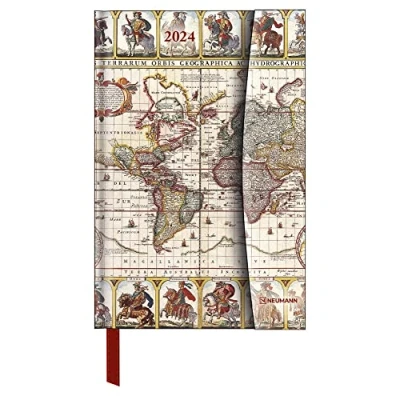 Abbildung von Antique Maps 2024 Diary Buchkalender Taschenkalender 10x15: Magneto