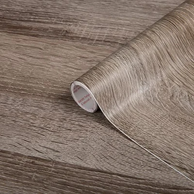 Abbildung von d c fix Klebefolie Sonoma Eiche trüffel Holz Optik selbstklebende Folie wasserdicht realistische Deko für Möbel, Tisch, Schrank, Tür, Küchenfronten Möbelfolie Dekofolie Tapete 45 cm x 15 m