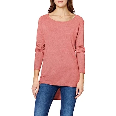 Abbildung von ONLY Onlmila LACY L S LONG Strickpullover, Damen, Größe: XS, Tea rose