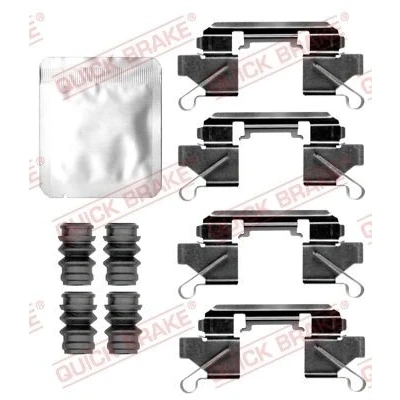 Abbildung von QUICK BRAKE 109 0111 Zubehörsatz, Scheibenbremsbelag NISSAN: Leaf II, NP300 Navara Pickup, NV200 / Evalia Minibus, RENAULT: Alaskan Pickup