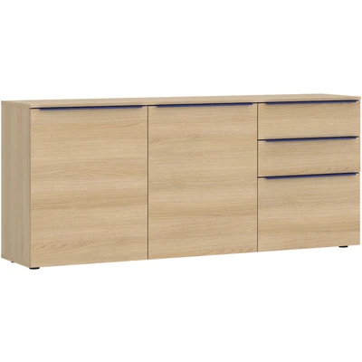 Abbildung von TOM TAILOR HOME Kommode Lowboard, Breite 165 cm,3 Türen,2 Schubladen, viel Stauraum