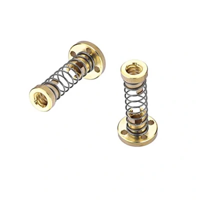 Abbildung von S SIENOC T8 gefederte Mutter für Trapezgewindestange des 3D Druckers 8mm (2 Stück)