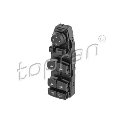 Abbildung von TOPRAN 503 404 Schalter, Fensterheber fahrerseitig, vorne BMW: 5 Saloon, Touring