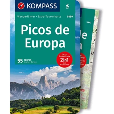Abbildung von KOMPASS Wanderführer Picos de Europa, 55 Touren mit Extra Tourenkarte: GPS Daten zum Download