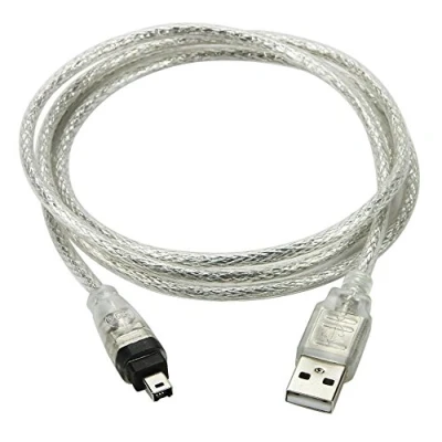 Abbildung von chenyang Nur für DCR TRV75E DV Firewire auf USB Kabel 2.0 IEEE 1394 4Pin iLink 1,0 M