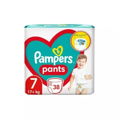 Abbildung von Pampers Pants Windeln Größe 7 (17+ kg), 38 Stück, Bester Schutz &amp; Komfort in Einfach anzubringenden