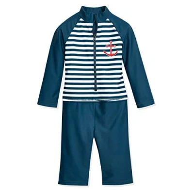 Abbildung von Playshoes Badeanzug Schwimmanzug Badebekleidung Unisex Kinder,Maritim Langarm,62 68