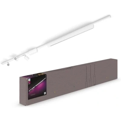 Abbildung von Philips Hue White &amp; Color Amb. Perifo Set, 3 er Spot Lightbar, dimmbar, 16 Mio. Farben, steuerbar via App, kompatibel mit Amazon Alexa, Apple HomeKit Google Assistant, weiß