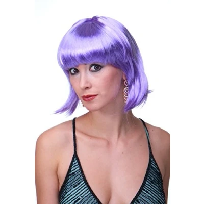 Abbildung von WIG ME UP PW0114 P08 Sexy Party Perücke Bob Disco Kurz &amp; Frech Go Burlesque Violett