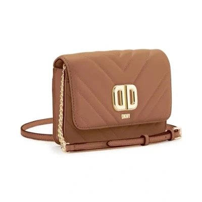 Abbildung von DKNY Women&#039;s Flap Crossbody, Cashew
