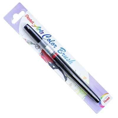Abbildung von Pentel XGFL 101X Colour Brush, einzigartiger Pinselstift gefüllt mit Aquarelltinte, schwarz