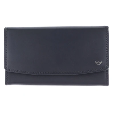 Abbildung von Golden Head Leder Geldbörse Polo RFID Protect Damenbörse 2823 Marineblau dunkelblau