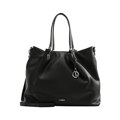 Abbildung von L.CREDI Ebony Shopping Bag, Damen, Größe: One Size, Schwarz