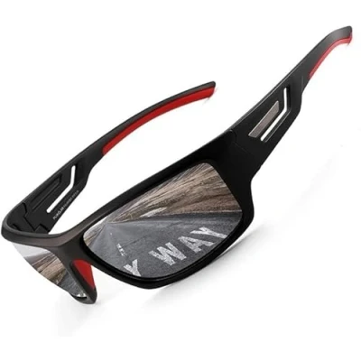 Abbildung von PUKCLAR Herren Sportbrille Polarisierte Sonnenbrille Fahrerbrille UV400 Schutz Cat3