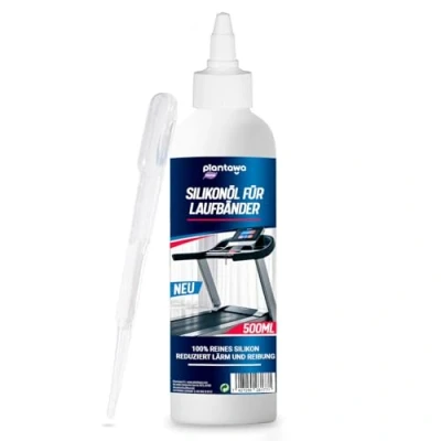 Abbildung von Plantawa Laufbandöl, 500ml, Schmiermittel aus Silikon, ideal für Fitnessstudios, Heimbänder, präzise Anwendung, geeignet alle Laufbänder.