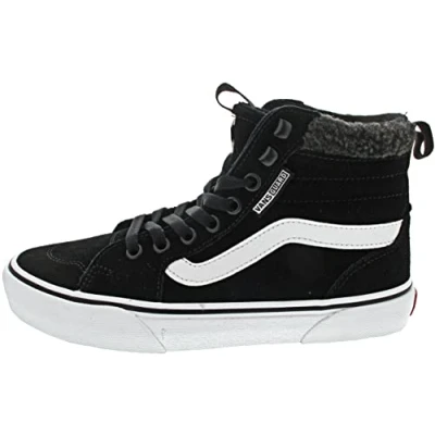 Abbildung von Vans Damen Filmore Hi Vansguard Sneaker, Suede Black White, 35 EU
