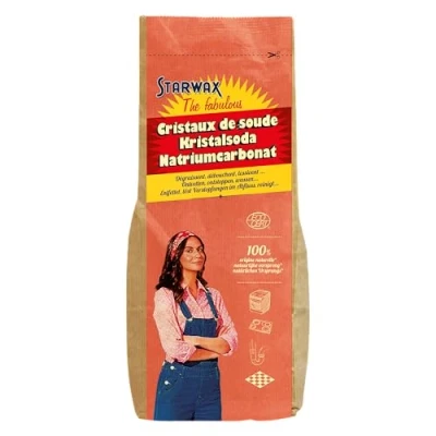 Abbildung von STARWAX THE FABULOUS Natriumcarbonat Beseitigt Fett in der Küche Befreit verstopfte Rohrleitungen Wäscht die Wände und vieles mehr 100% natürlichen Ursprungs Ecocert 1 kg