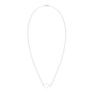 Abbildung von Elli Viereck GEO Halskette, Damen, Größe: 45, Silber