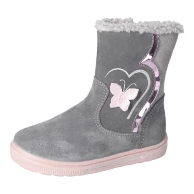 Abbildung von RICOSTA Mädchen Winterstiefel Merle, Kinder Boots, Weite: Mittel, lose Einlage, RicostaTEX, wasserdicht, Winterboots, warm, Carbon/Graphit (490), 27 EU