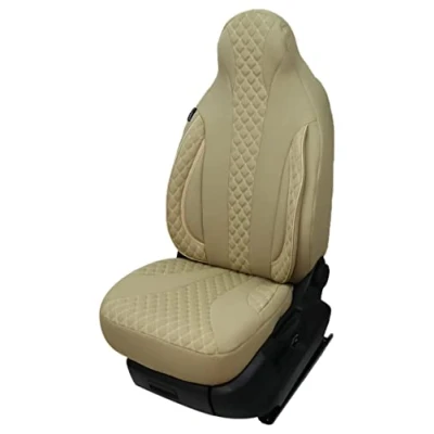 Abbildung von Maß Sitzbezüge Schonbezüge Pilotsitze Fahrer &amp; Beifahrer Set kompatibel mit Wohnmobil FIAT Ducato, Pössl, Knaus, Adria, Carthago, Pilote Laika WPL405 Beige