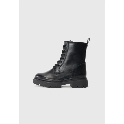 Abbildung von Marco Tozzi Schnürstiefelette, Damen, Größe: 36, Black Schuhe