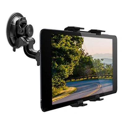 Abbildung von kwmobile KFZ Scheiben Tablet Halterung mit Saugnapf verstellbar Auto Windschutzscheiben Halter für Tablets 11 20,7 cm Innenmaße