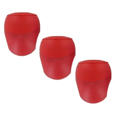 Abbildung von KUM AZ103.63.16 R Anspitzer mit Behälter Pencil Pal M2, rot, 3er Multipack, Doppel Behälterspitzer