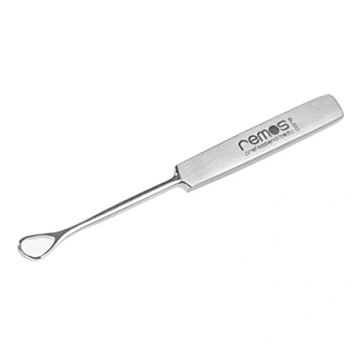 Abbildung von REMOS Ohrreiniger/Ohrenschlinge Ohrenschmalz einfach und sicher entfernen rostfreier, langlebiger Edelstahl 7 cm Satin