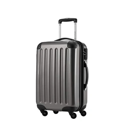 Abbildung von HAUPTSTADTKOFFER Alex Handgepäck, 55 x 38 23 cm, 4 Rollen, 42 Liter, Reisekoffer, Hartschalenkoffer, Rollkoffer, Bordgepäck Koffer, erweiterbar, Titan