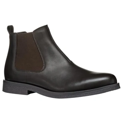 Abbildung von Geox Herren Uomo Claudio A Ankle Boot, Coffee, 43 EU