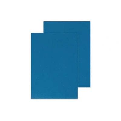 Abbildung von Q Connect KF00500 Kartondeckel, 250 g/qm, 100 Stück blau