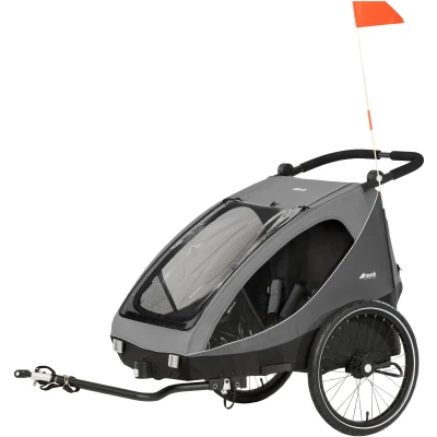 Abbildung von Hauck Dryk Duo Fahrradanhänger, Grey