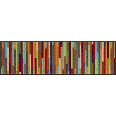 Abbildung von wash+dry Fußmatte, Mikado Stripes 35x120cm, innen, waschbar, bunt