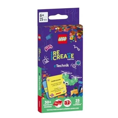 Abbildung von LEGO® ReCreate Karten Technik: mit LEGO Elementen