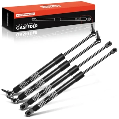 Abbildung von Frankberg 4x Gasfeder Dämpfer Heckklappe Heckscheibe Kompatibel mit Grand Cherokee III WH WK SUV 2005 2010 Replace# 55394472AA