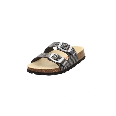 Abbildung von Superfit Mädchen Fussbettpantoffel Hausschuh, Schwarz 0030, 27 EU