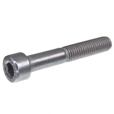 Abbildung von SECCARO Zylinderschraube M10 x 60 mm, Edelstahl V2A VA A2, DIN 912 / ISO 4762, Innensechskant, Teilgewinde, 20 Stück