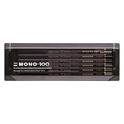 Abbildung von Tombow Mono 100 4B Bleistift Härtegrad 4B, 12 er Set