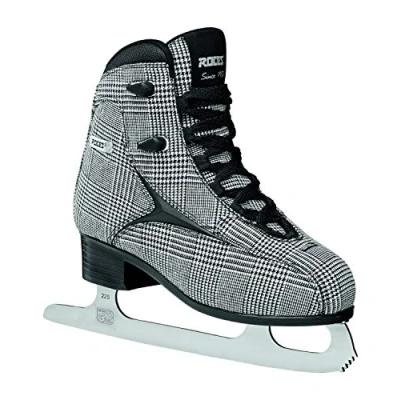 Abbildung von Roces Damen skøjtesko braits Schlittschuh, CHECK BLACK WHITE SILVER, 42 EU