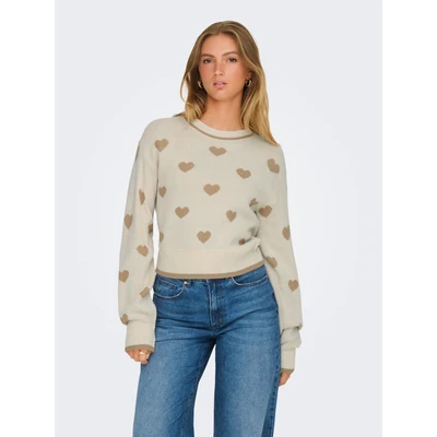 Abbildung von JDY Damen Jdyromance L/S Jacq. Pullover KNT Noos Strickpullover, Birch, XS