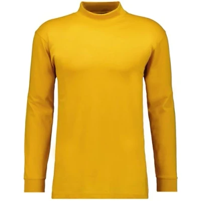 Abbildung von RAGMAN Herren Stehkragenshirt Langarm M, Ocker 530