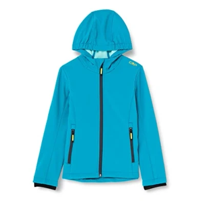 Abbildung von CMP KID FIX HOOD Unisex Softshelljacke für Kinder, Größe: 176, Lake