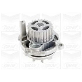 Abbildung von GRAF PA904 Wasserpumpe 23 mit Dichtring mechanisch Stahlblech 57,264 für Zahnriementrieb VOLKSWAGEN: Golf 6, 5, 4, AUDI: A3 Sportback