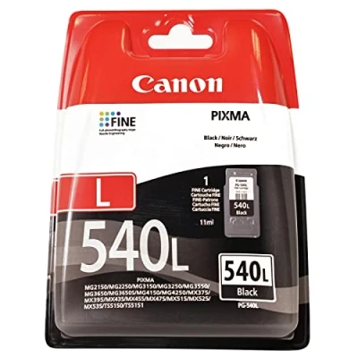 Abbildung von Canon Originaltinte PG 540, Größe L, Schwarz, Plastikverpackung (alte Version)