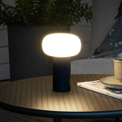 Abbildung von KONSTSMIDE LED Tischleuchte »Antibes«, Leuchtmittel Modul fest integriert, Antibes USB Tischl. schwarz, 2700/3000/4000K+RGB, dimmbar