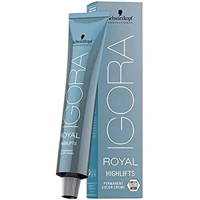 Abbildung von Schwarzkopf Professional Igora Royal Highlifts Permanente Färbung 60 ml 10 21 Ultra Blonde Ash Cendré
