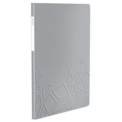Abbildung von Leitz Urban Chic Sichtbuch in A4 Format, 20 Klarsichthüllen für 40 Blatt, Grau, 46510088