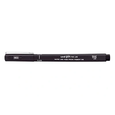 Abbildung von Uni Pin 0,05 mm Stift Schwarz (12 Stück)